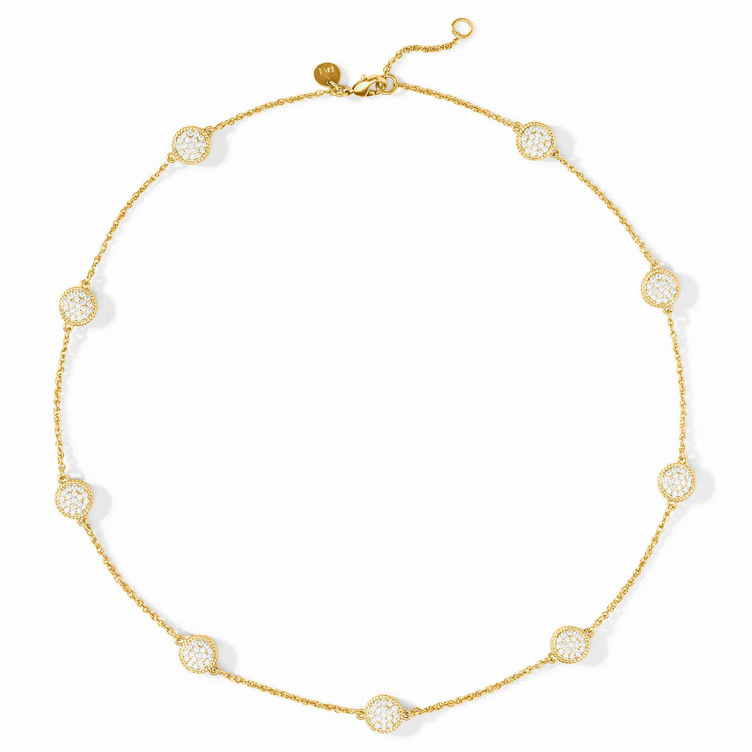 Windsor Delicate Station Necklace -  Pavé  CZ