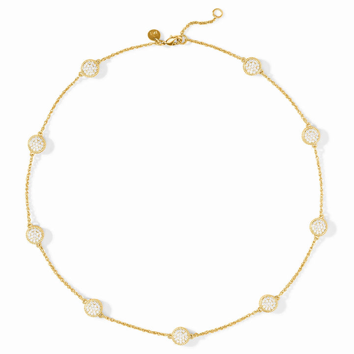 Windsor Delicate Station Necklace -  Pavé  CZ