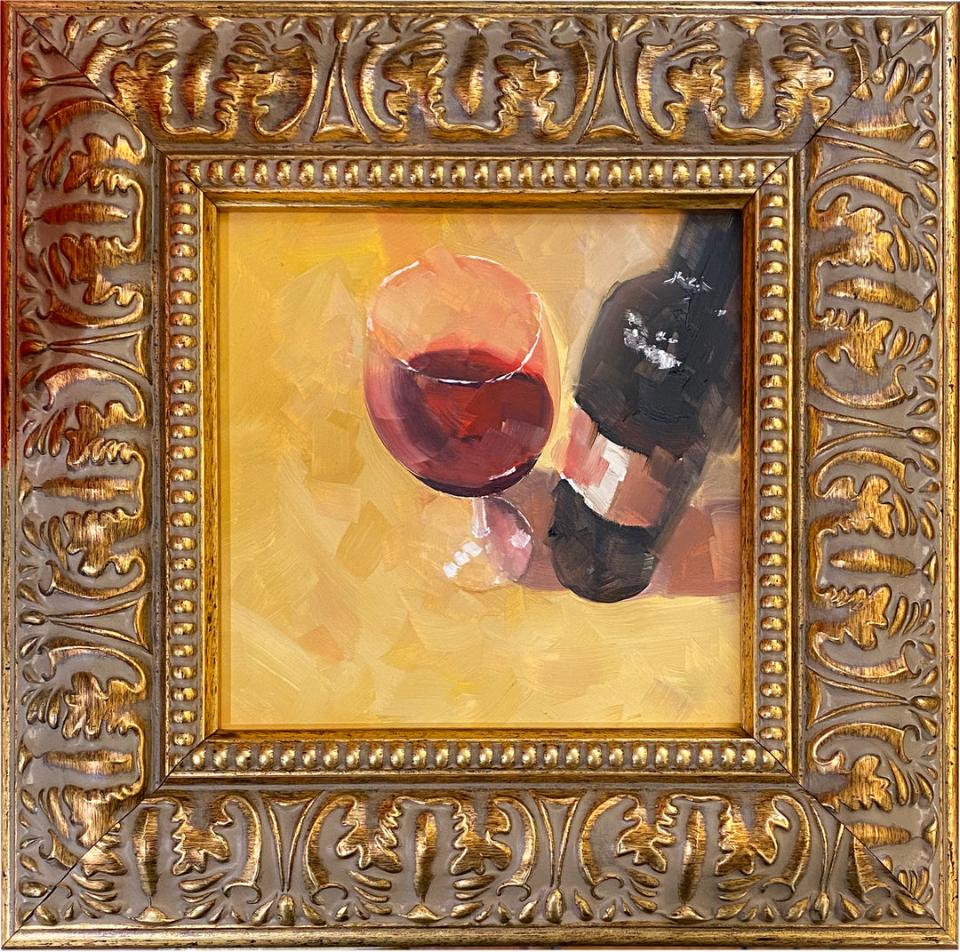Original Oil by Mary Beth Gaiarin - "Wine Tasting"