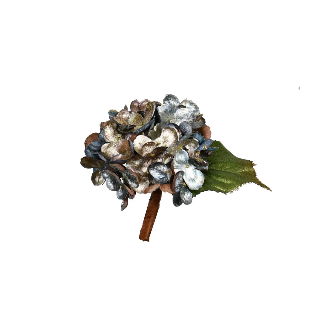 Glitter Hydrangea Clip