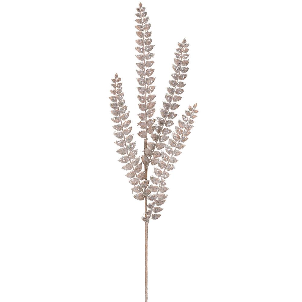 Sequin Fern Spray - 32"