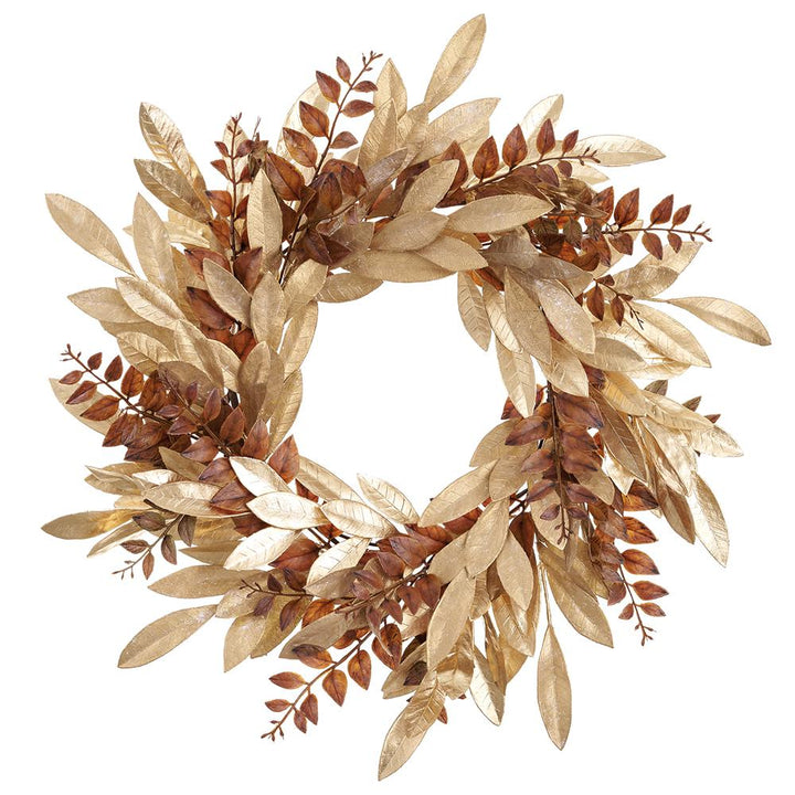 Bay Leaf Mixed Wreath - 22"