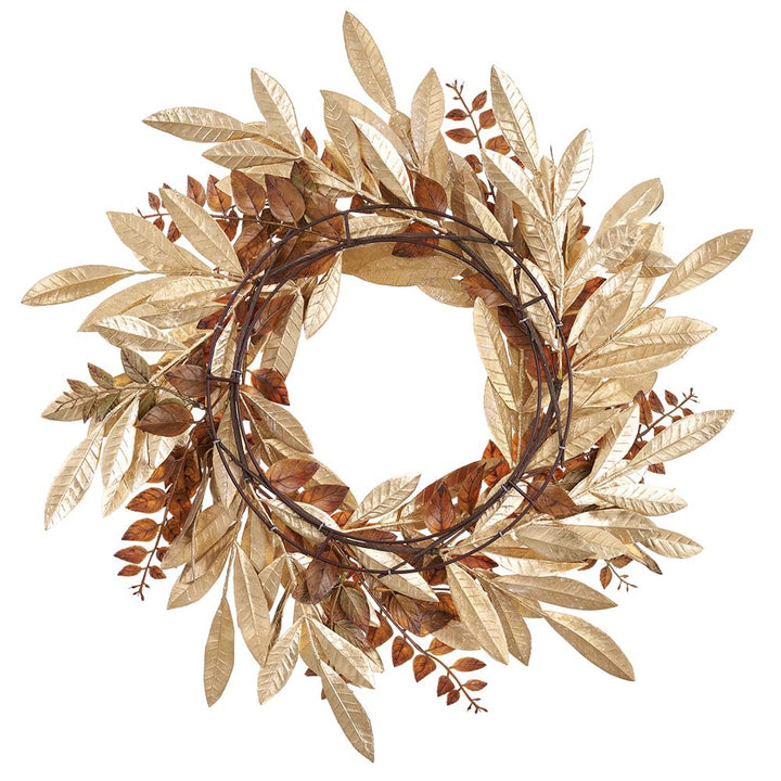 Bay Leaf Mixed Wreath - 22"