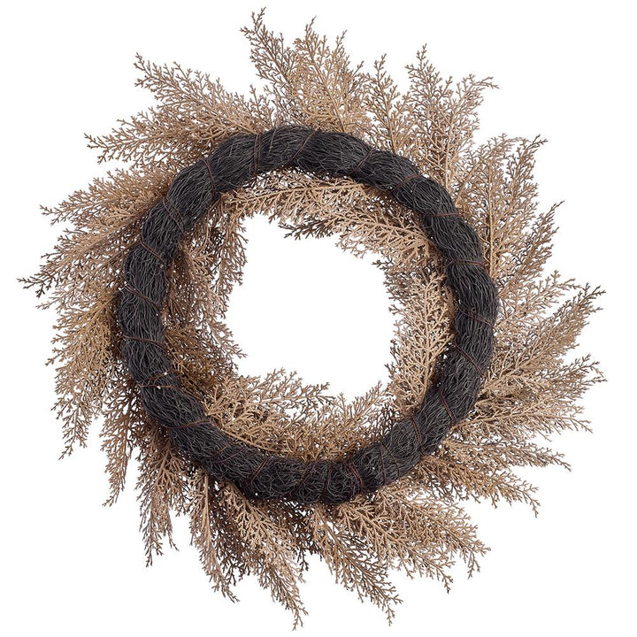 Snowed Cedar Wreath