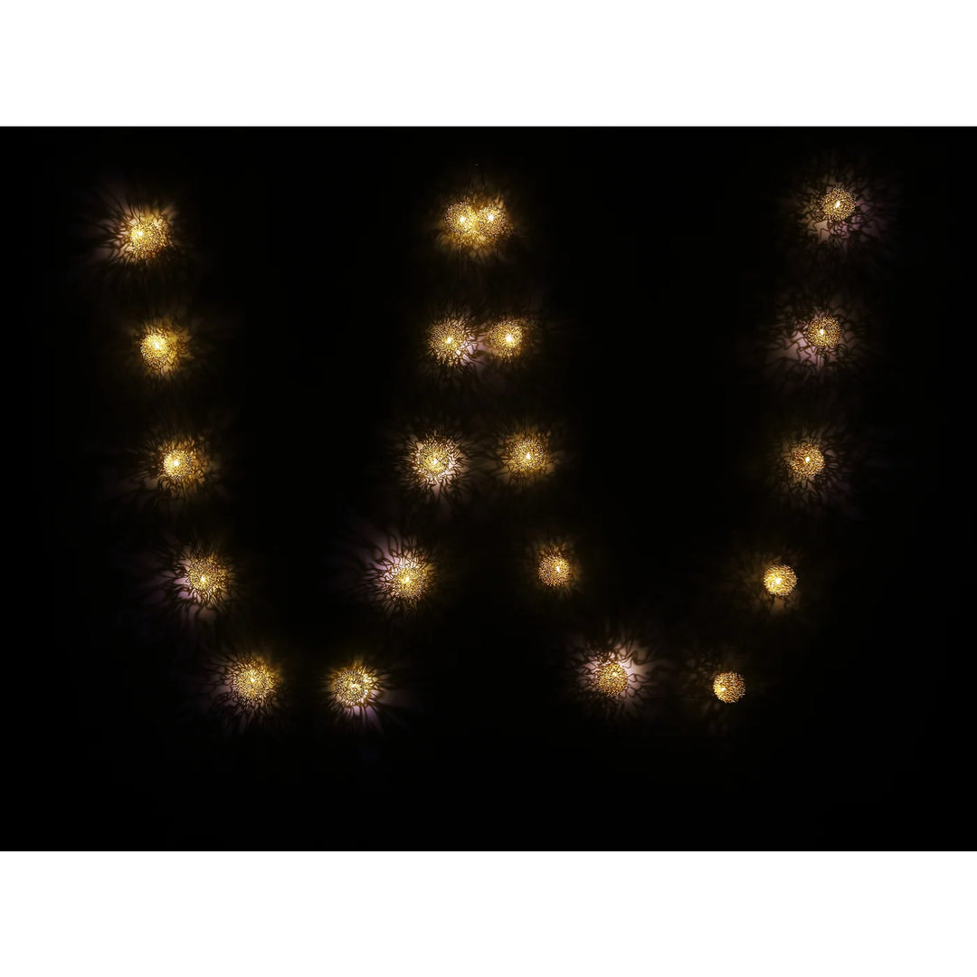 LED Wire Ball Garland