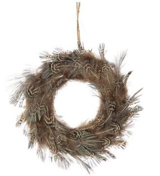 Feather Wreath Ornament