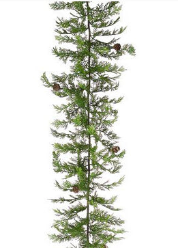 Cypress and Pine Cone Garland