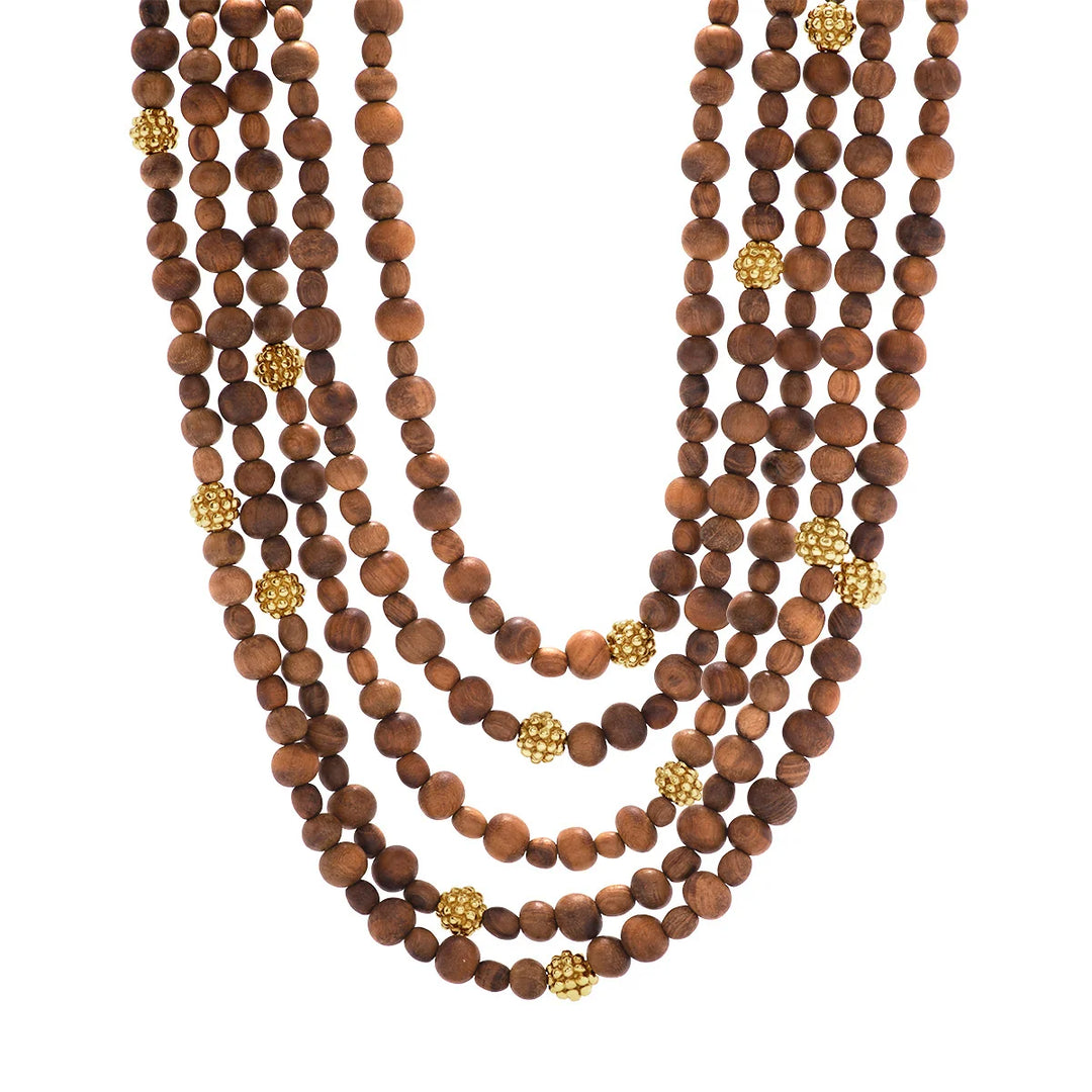 Berry Beads 5-Strand Necklace
