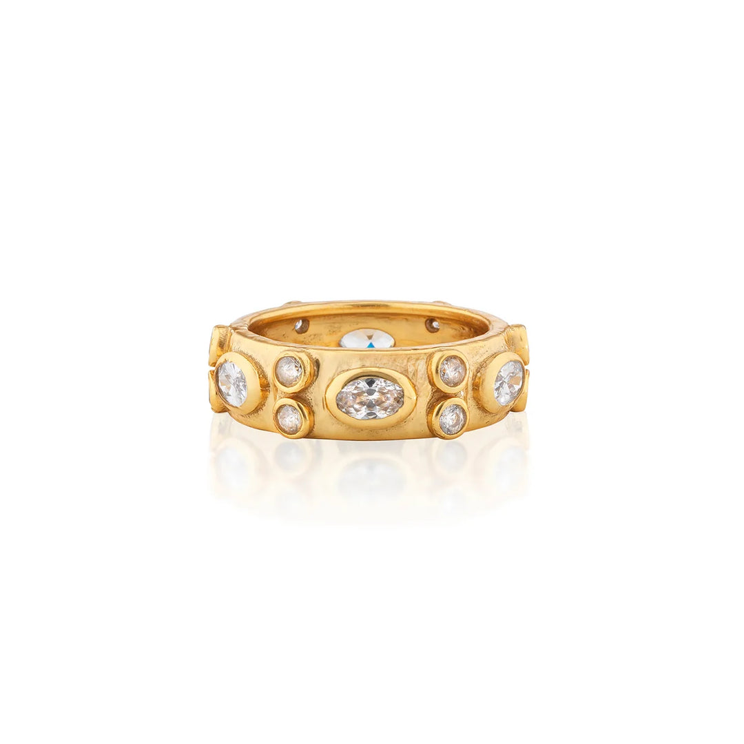 Maharani Hammered Ring