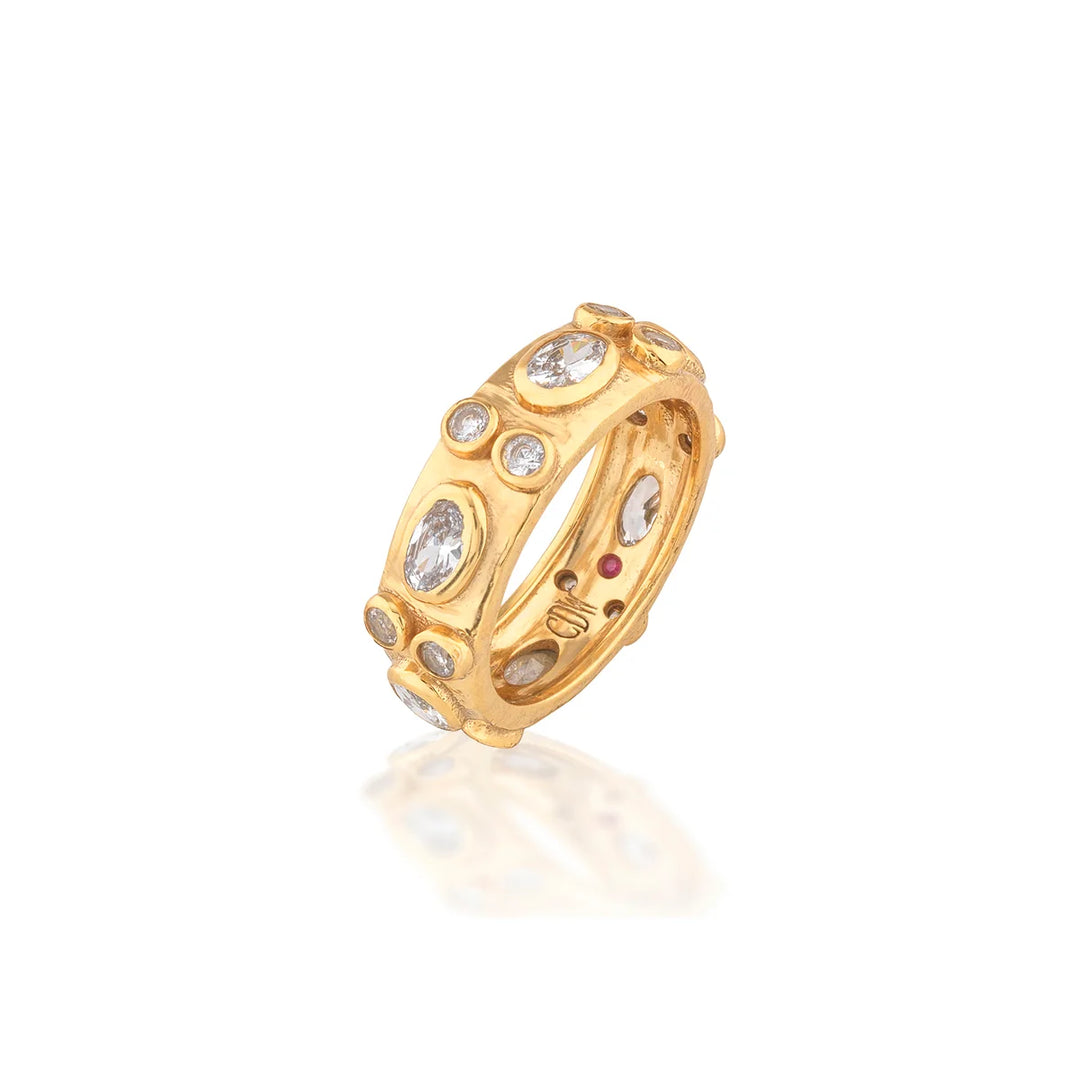 Maharani Hammered Ring