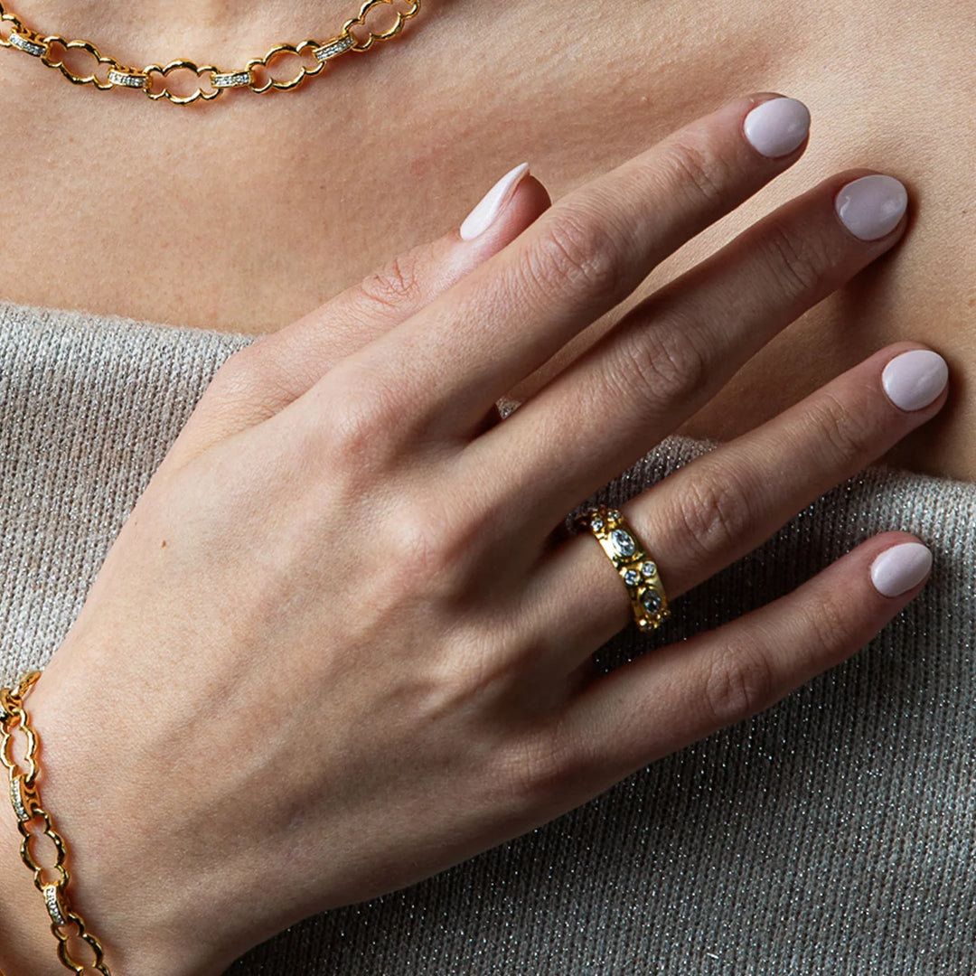 Maharani Hammered Ring