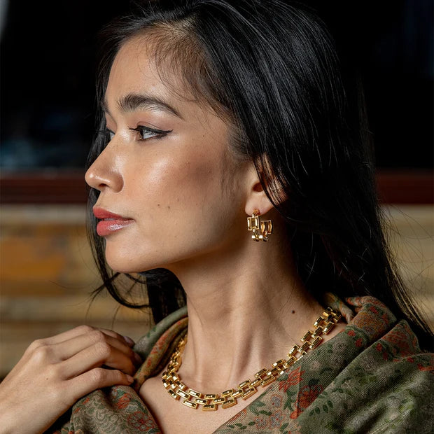 Pathway Hoop Earrings