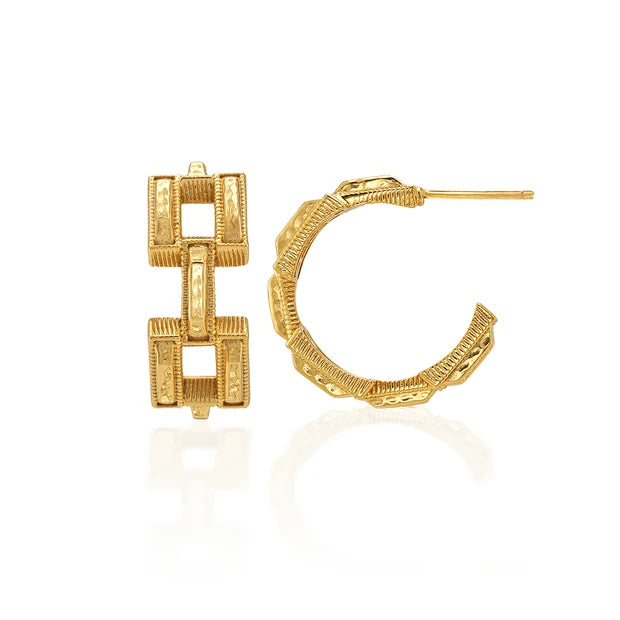Pathway Hoop Earrings