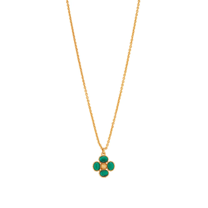 Berry Clover Double Sided Charm Necklace