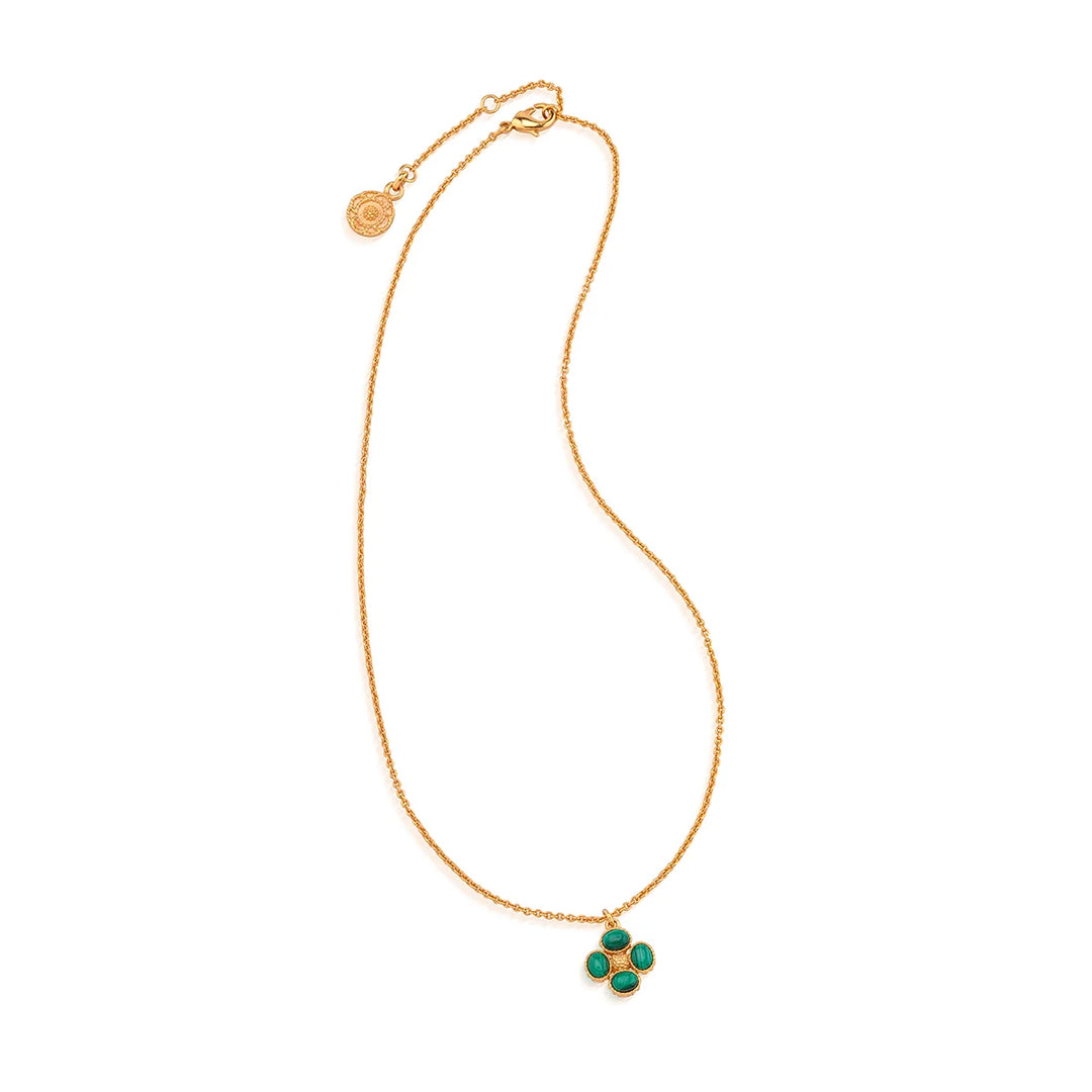Berry Clover Double Sided Charm Necklace
