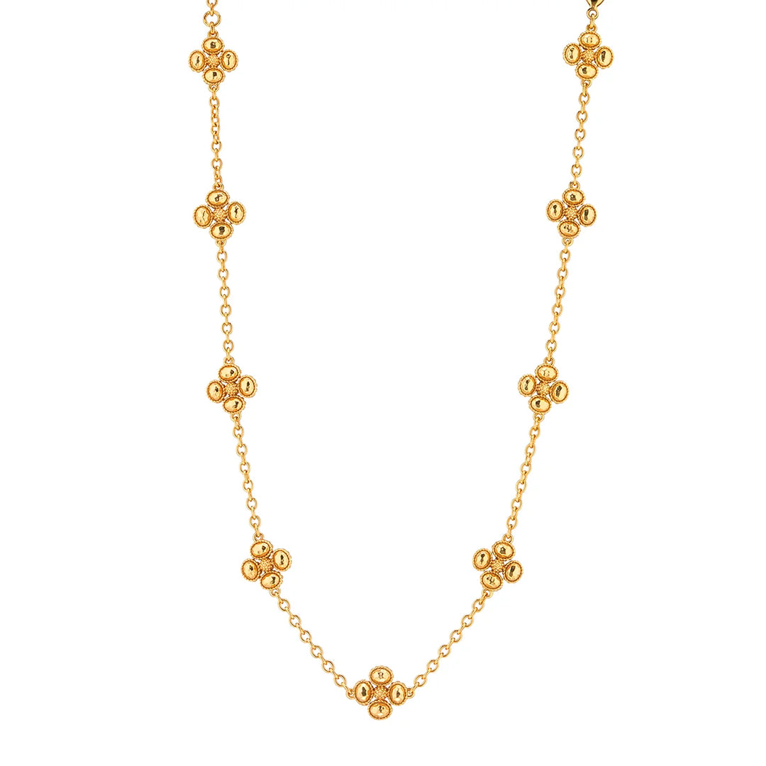 Berry Clover Double Sided Necklace