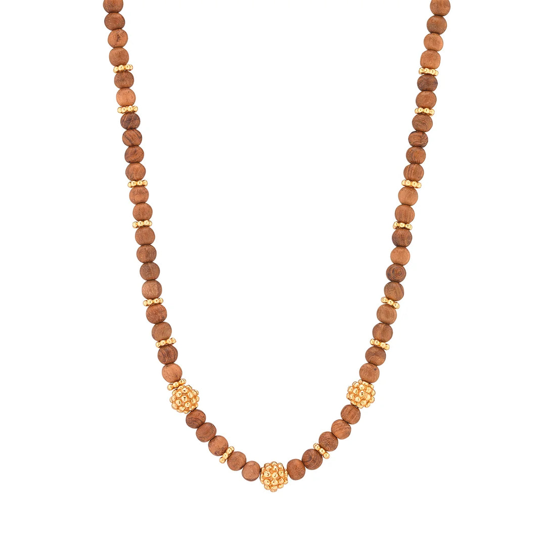 Berry Single Strand Petite Beads Necklace
