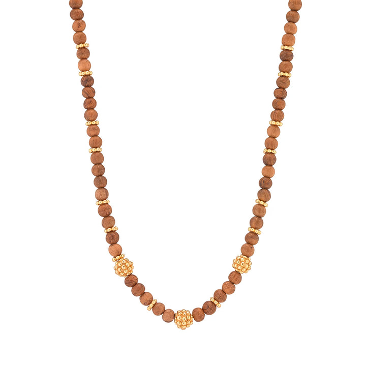 Berry Single Strand Petite Beads Necklace