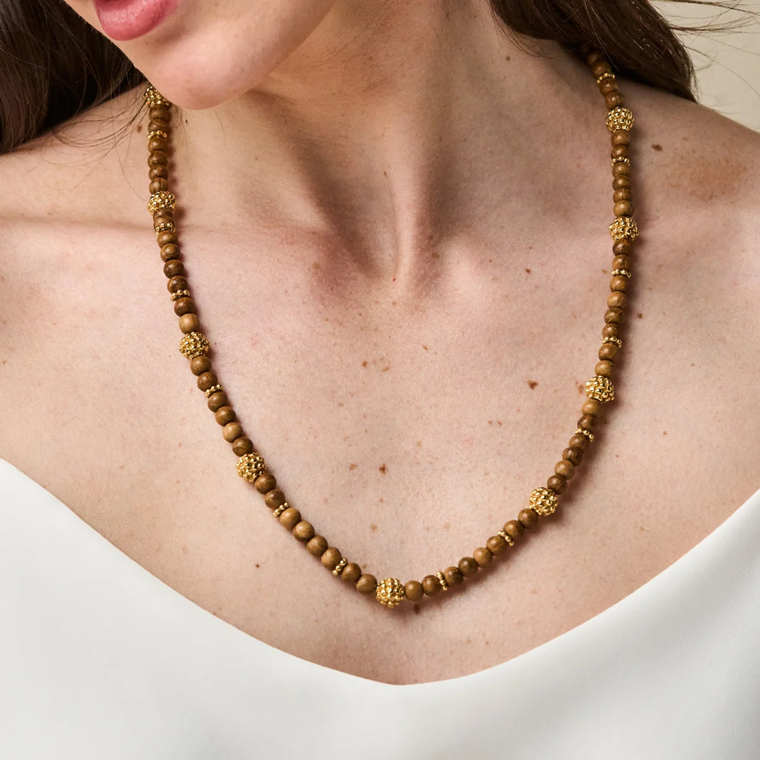 Berry Single Strand Petite Beads Necklace