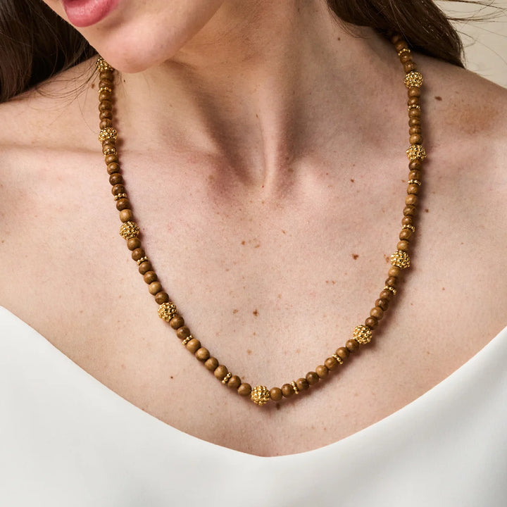 Berry Single Strand Petite Beads Necklace