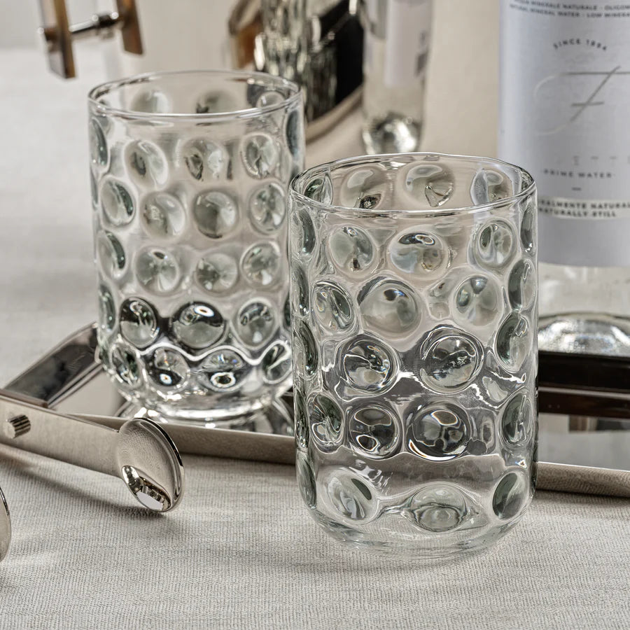 Grey Dot Tumbler, Set of 4