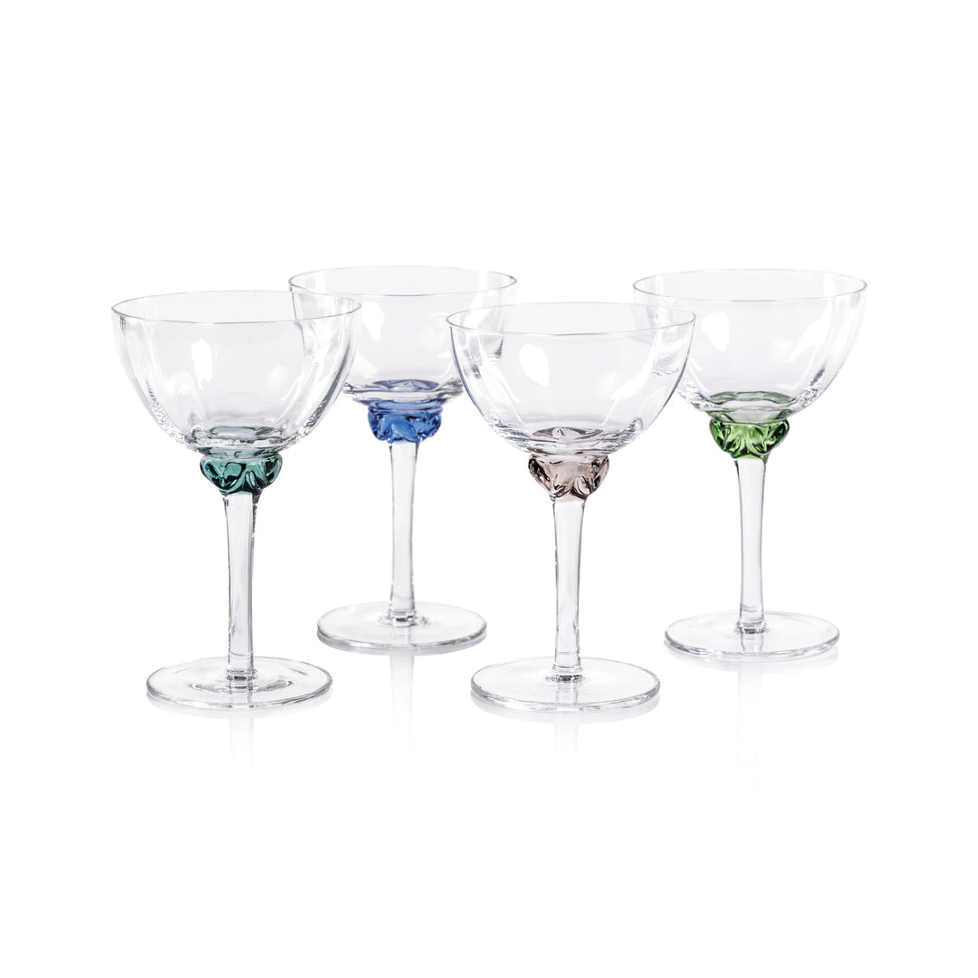 Optic Martini Glass, Set of 4