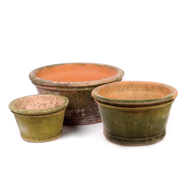 Aged Azalea Planter with Saucer