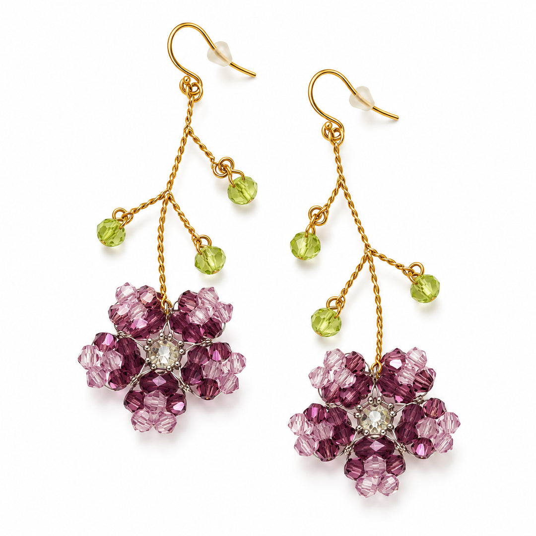 Floral Twist Earrings