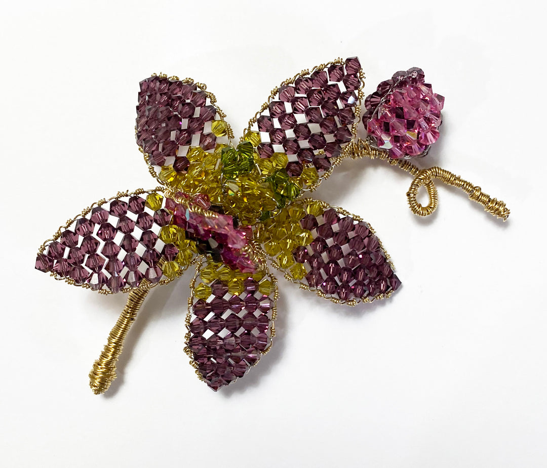 Classic Orchid Brooch