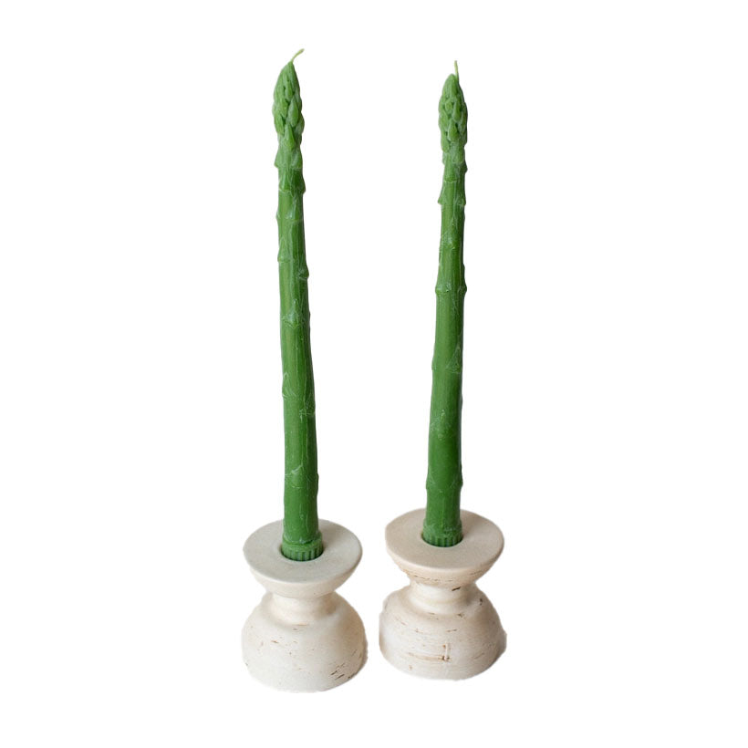 Asparagus Beeswax Candles