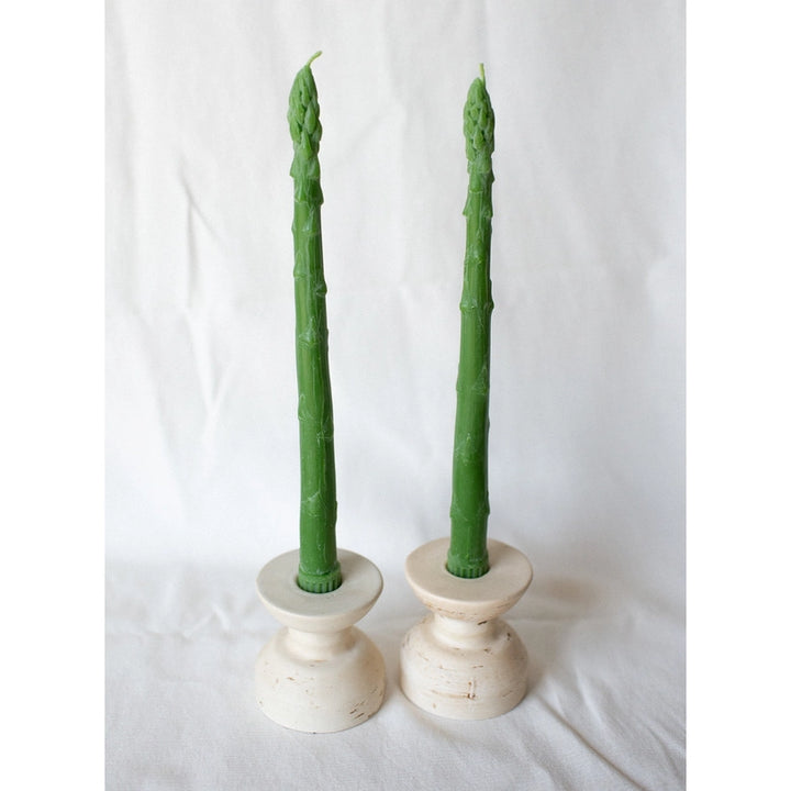 Asparagus Beeswax Candles