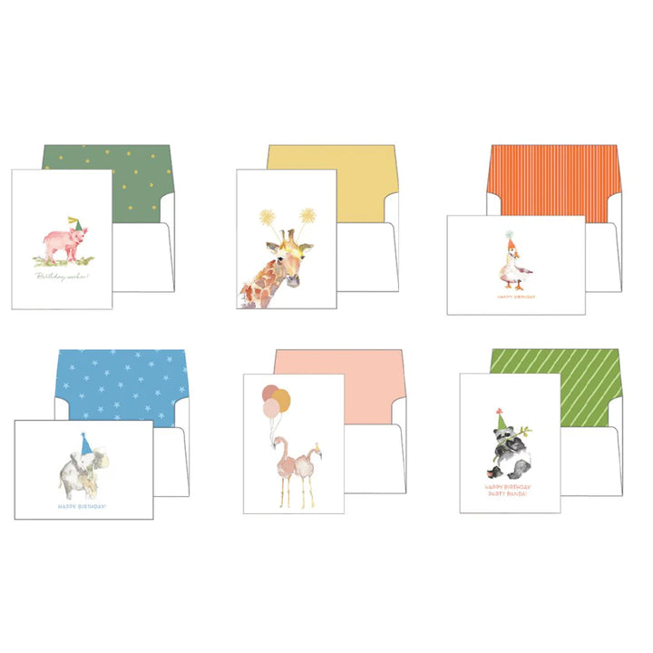 "Littles" Party Animal Birthday Cards