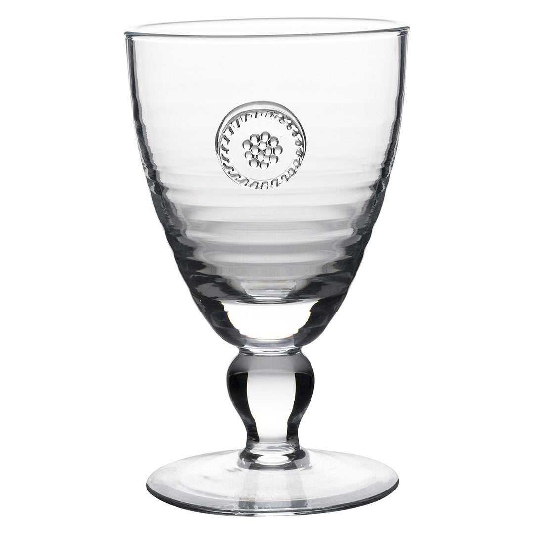 Berry & Thread Footed Glass Goblet