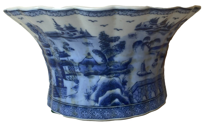 Classic Blue and White Cache Pot