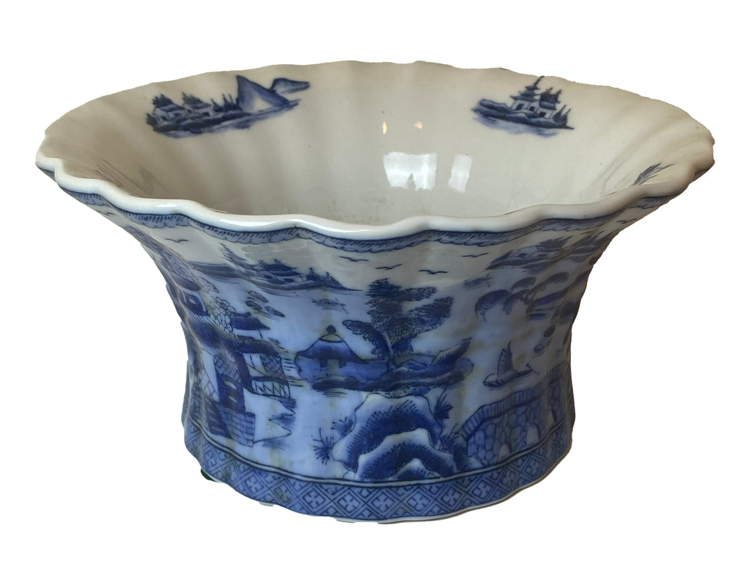 Classic Blue and White Cache Pot