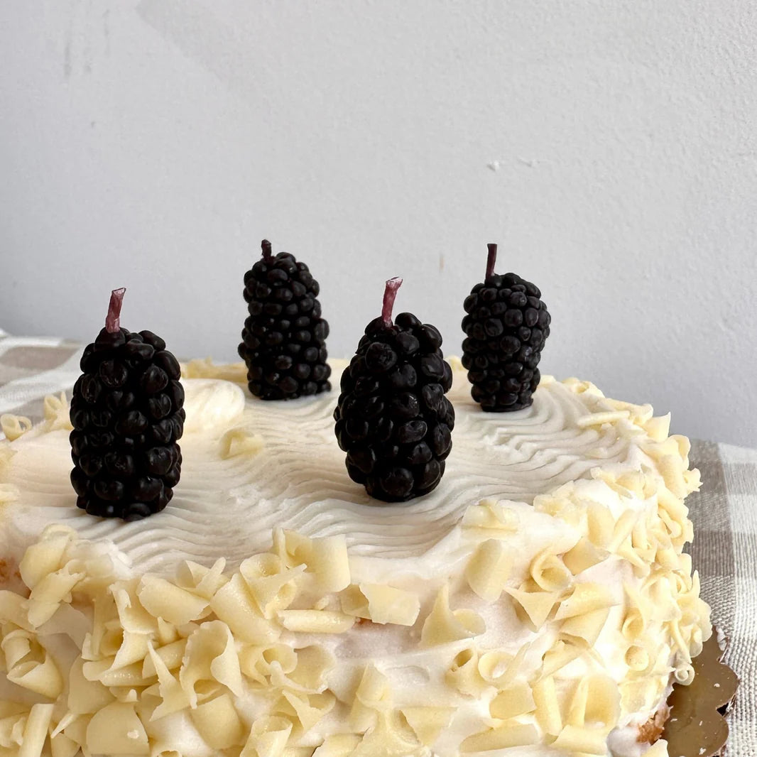 Beeswax Mixed Berry Birthday Candles