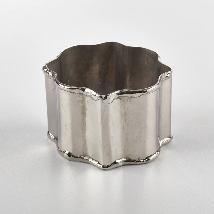 Classic Silver Napkin Ring, Set of 4