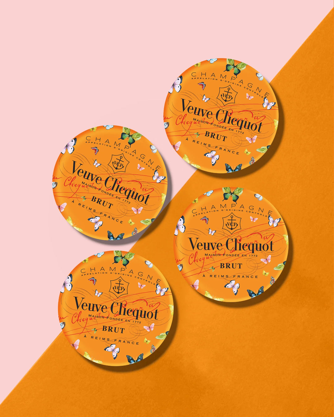 Bubbly Butterfly Coaster - Set/4