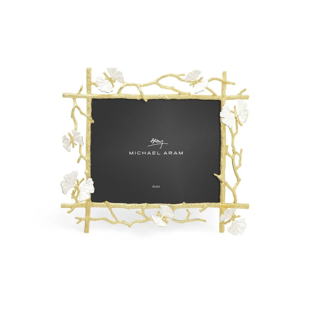 Butterfly Ginko Gold 4x6 Frame