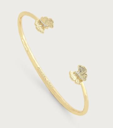 Butterfly Gold Bangle