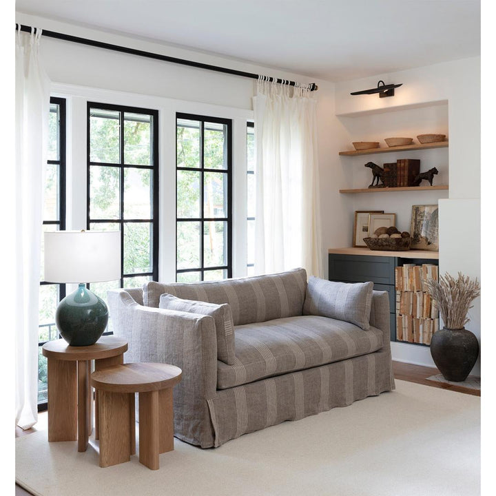 Slipcovered Bench Seat Sofa