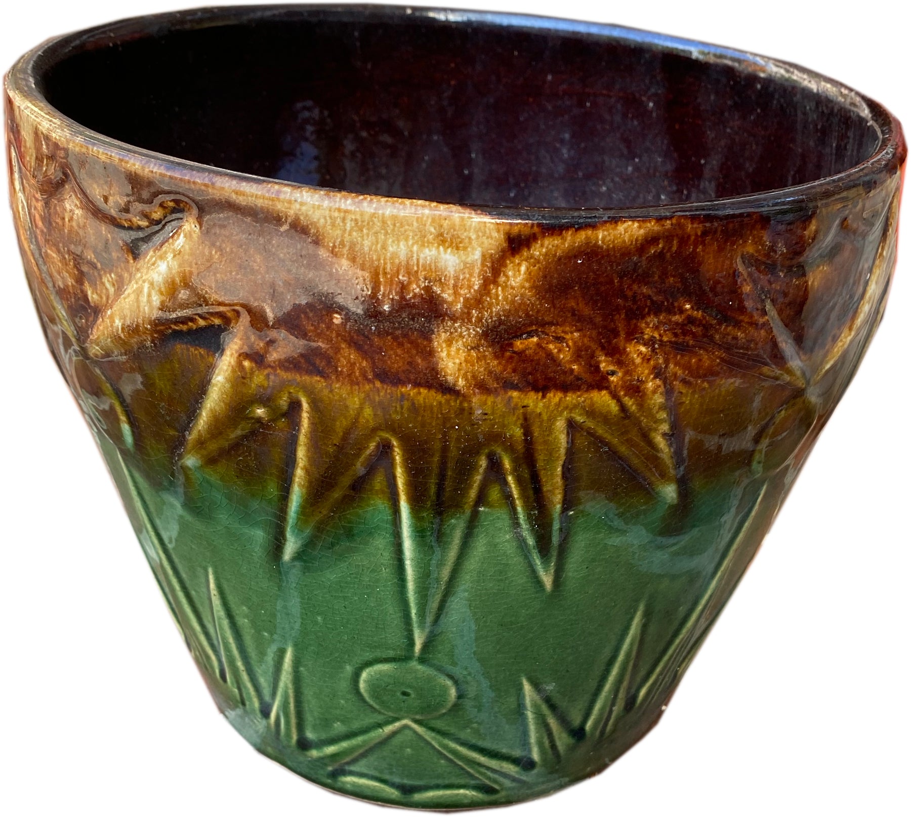 majolica plant pot Majolica Planter