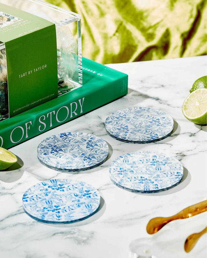 Chinoiserie Coaster Set/4