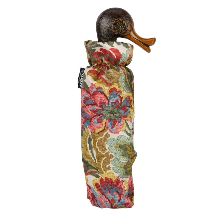 Folding Umbrella - Flower with Duck Handle