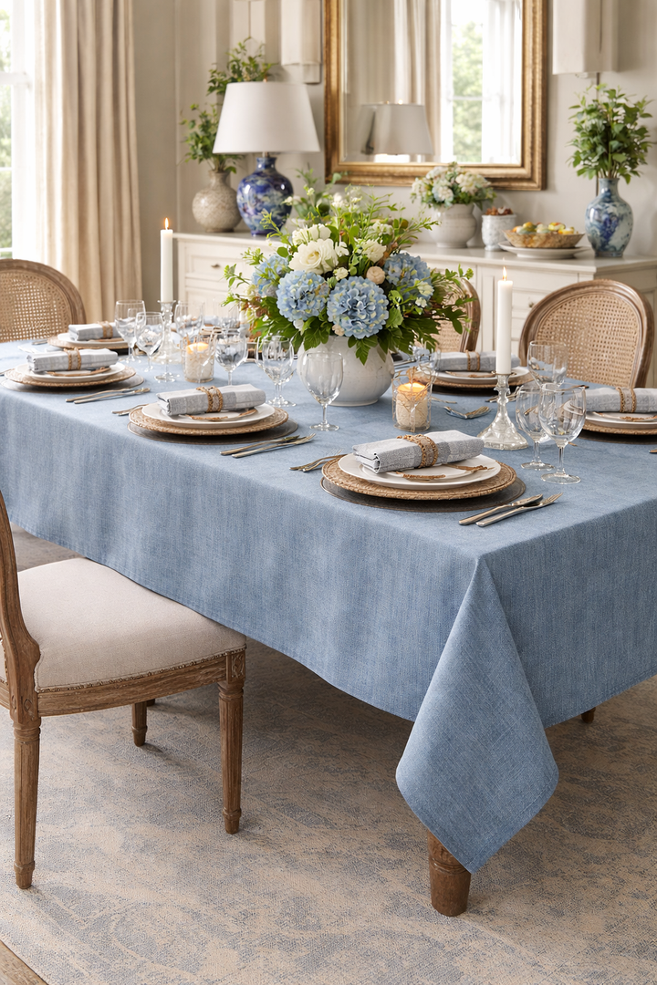 Denim Tablecloth