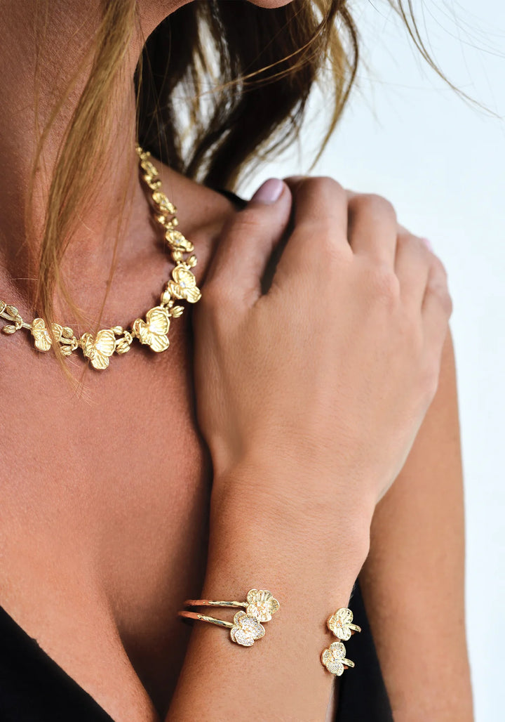 Orchid Gold Bracelet