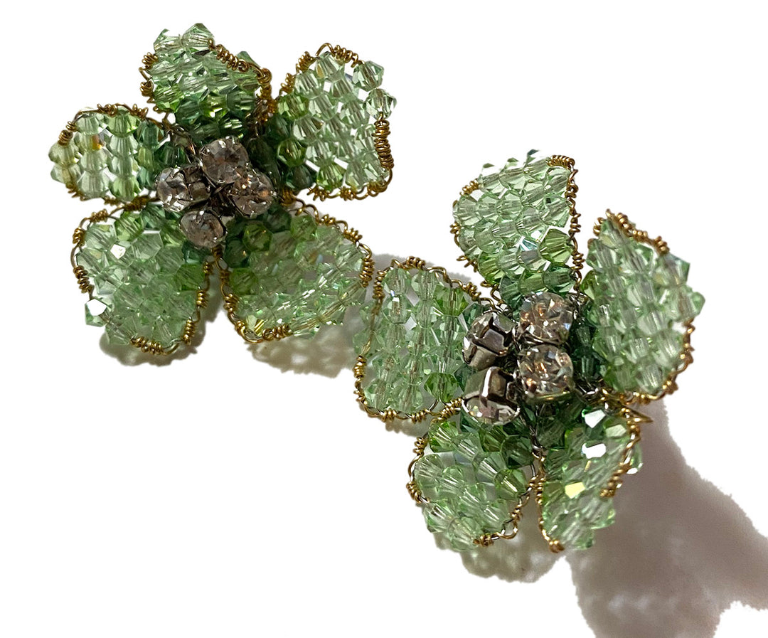 Flower Stud - Large Amethyst