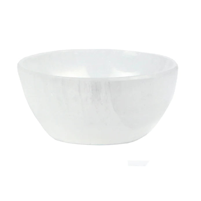 Selenite Round Bowl