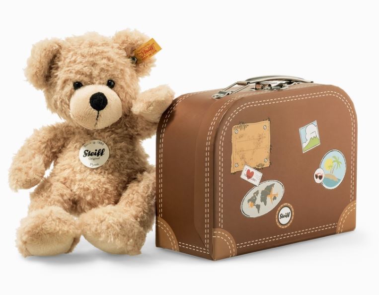 Fynn Teddy Bear in Suitcase