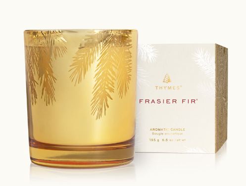 Frasier Fir Gilded Gold Poured Candle 6.5 oz